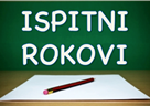 Jesenski ispitni rokovi u akad. god. 2016./2017. - ispravak